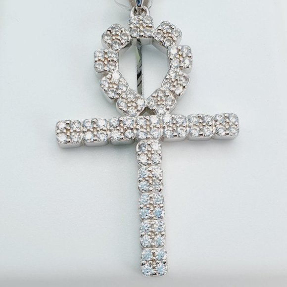 925 Sterling Silver Cubic Zirconia Pendant, U19254736 - Picture 3 of 11